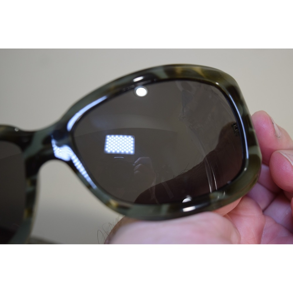 Wiley X DALILA Green Tortoise Wrap WOMENS Oversized Sunglasses Frame Italy FLAW - Picture 15 of 16
